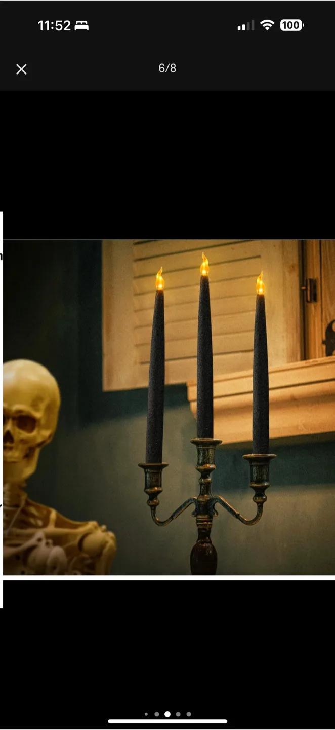 Taper Candles, Battery Operated, brand new image indicator(6)