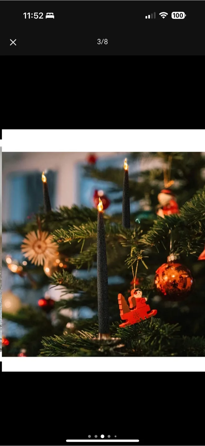 Taper Candles, Battery Operated, brand new image indicator(3)