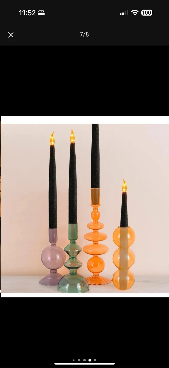 Taper Candles, Battery Operated, brand new image indicator(7)