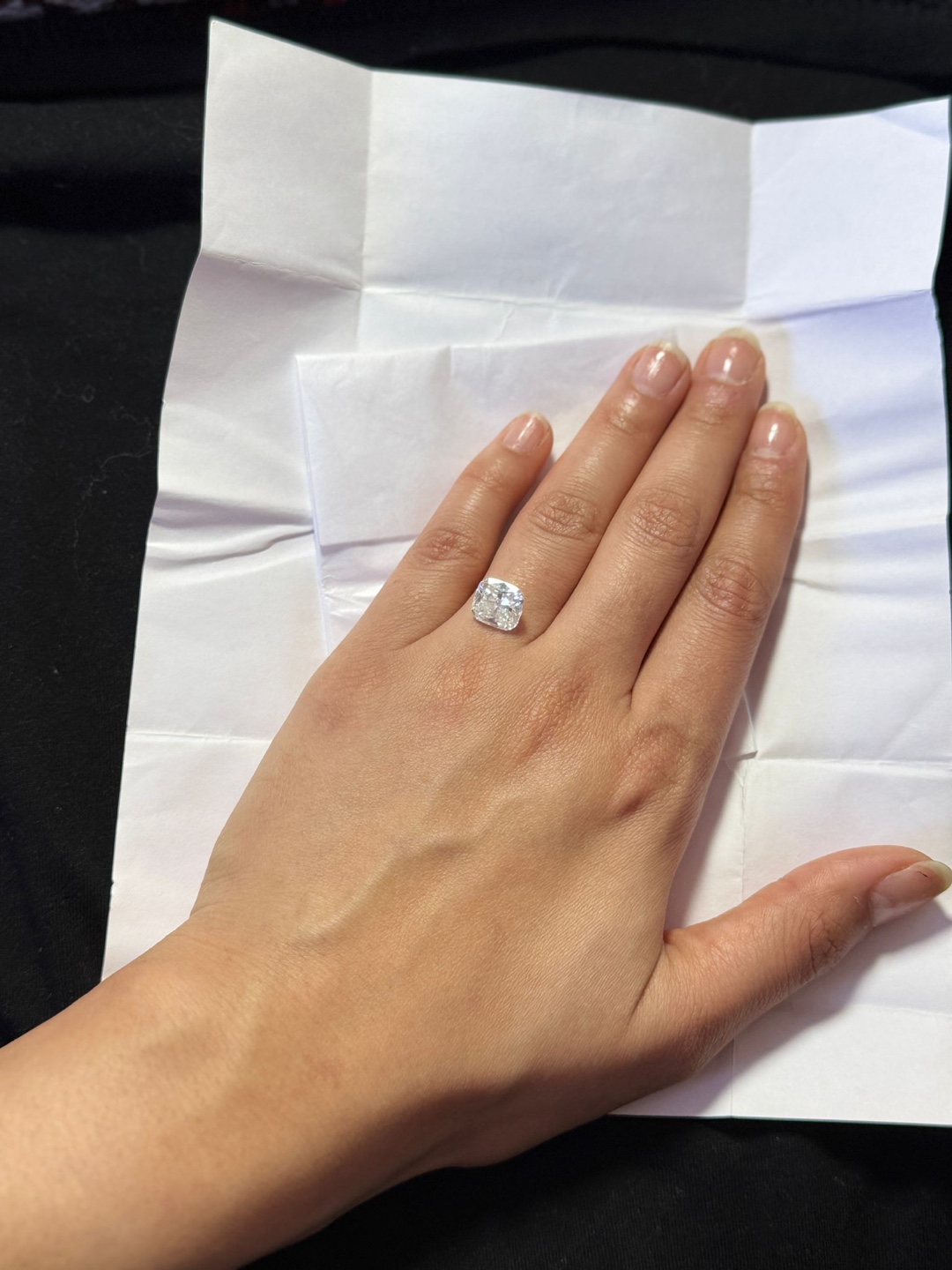 4 ct Cushion Cut Lab Grown Diamond
