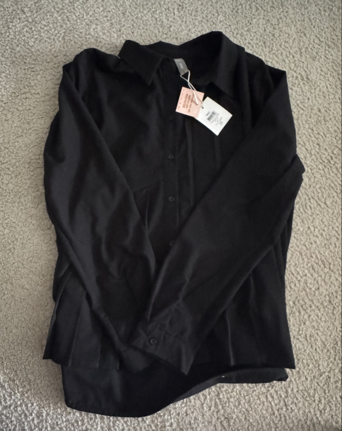New ONLY Black Shirt, Size M - photo 3