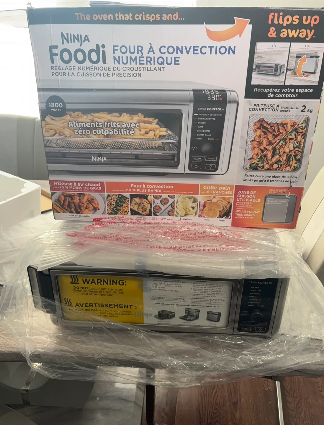 Ninja Foodi Digital Air Fry Oven - Like New! thumbnail
