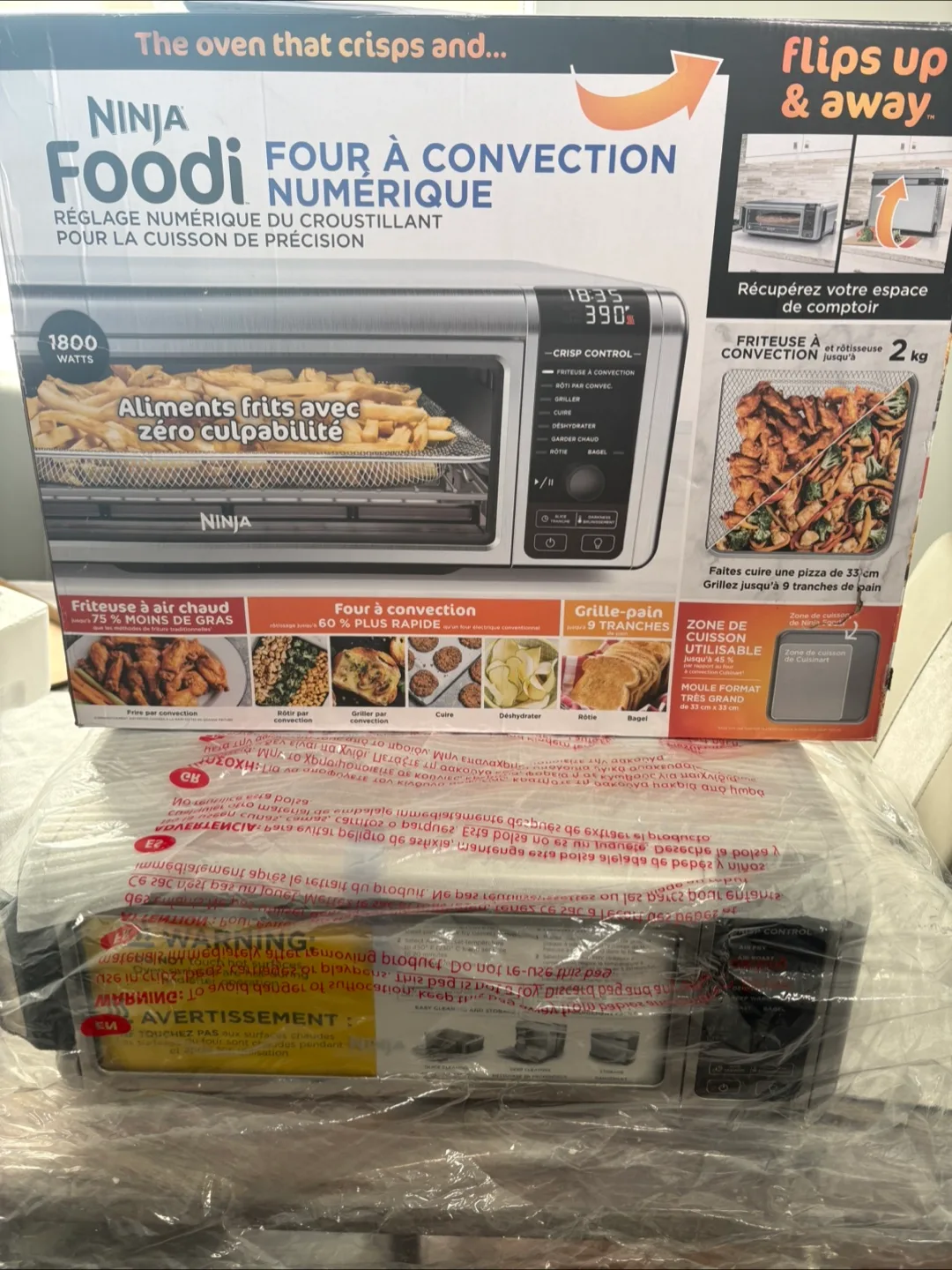 Ninja Foodi Digital Air Fry Oven - Like New! image indicator(3)