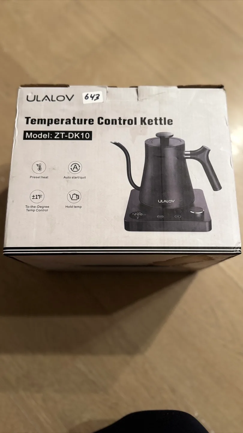 ULALOV Temperature Control Kettle! It's a gooseneck kettle image indicator(7)