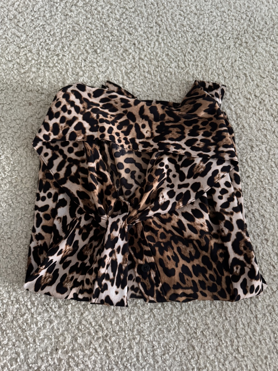 Calvin Klein Animal Print Top - Size S