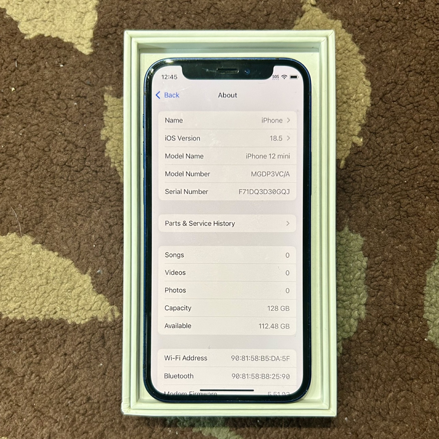 📱 iPhone 12 mini 128GB 🔓 Blue – Unlocked + Extras – Excellent - photo 4