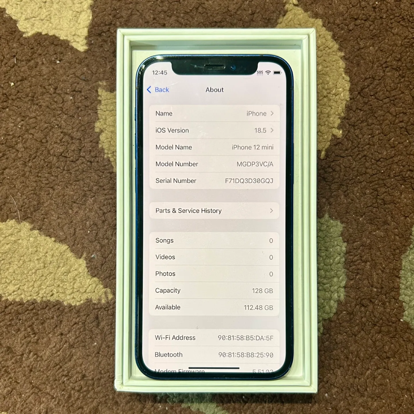 📱 iPhone 12 mini 128GB 🔓 Blue – Unlocked + Extras – Excellent image indicator(4)