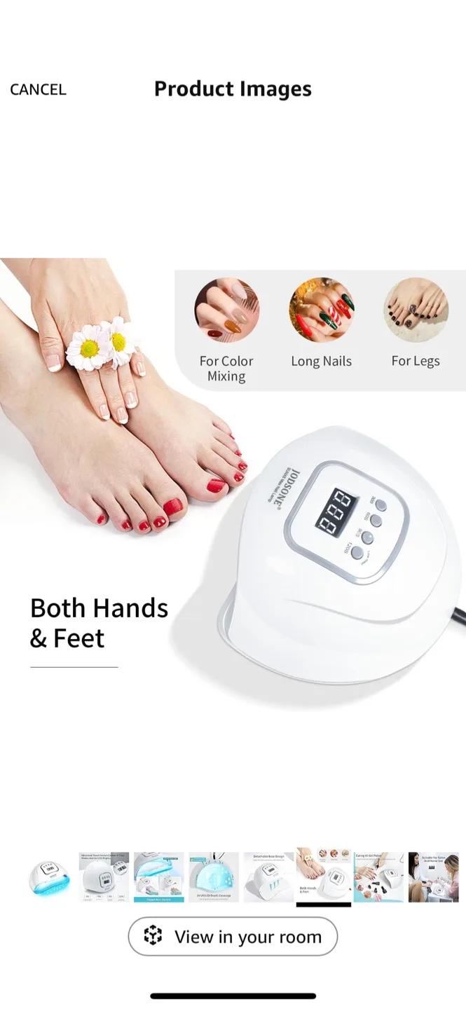 NEW Professional Nail Lamp and Drying Almost All Nail Gel thumbnail