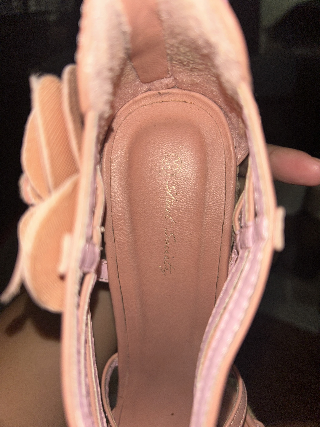 Shani Barini Pink Wedge Heels - Size 5.5 - photo 3
