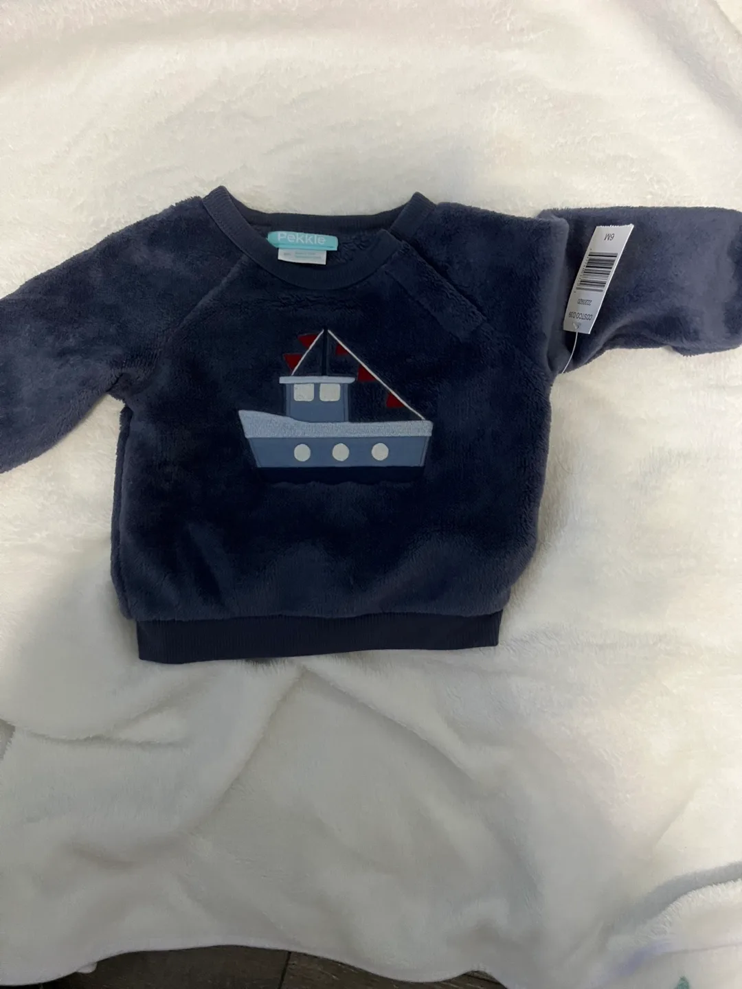 Pekkle 6M Baby Sweater - Boat Design thumbnail