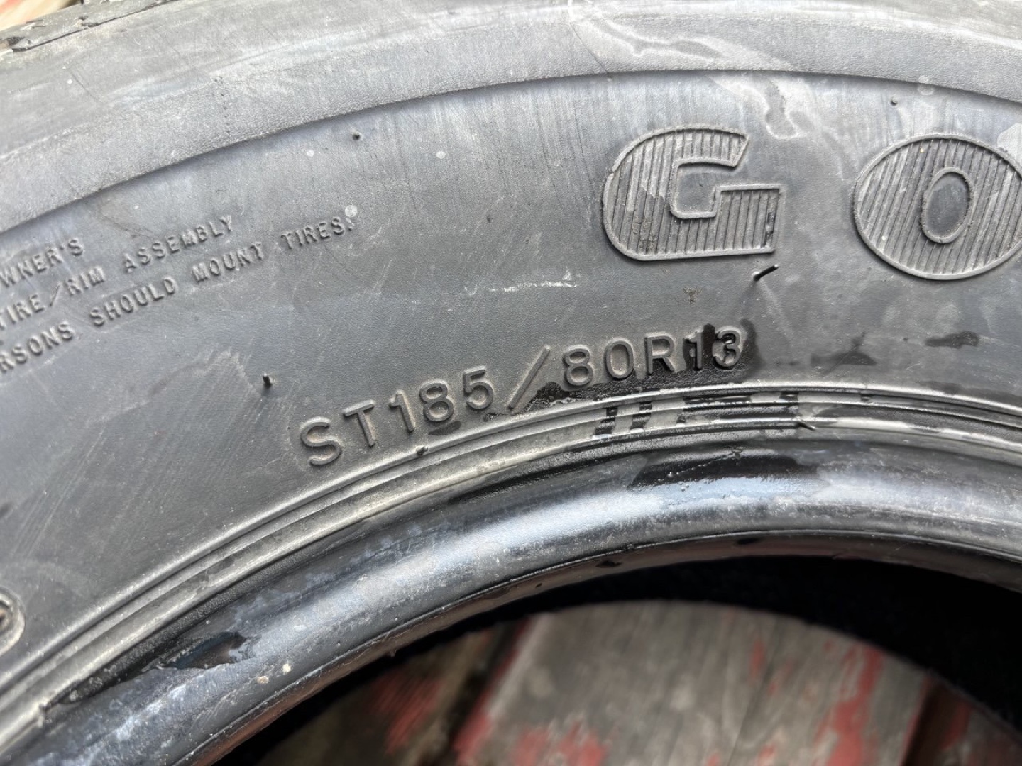 Goodyear ST185/80R13 Trailer Tire - photo 4