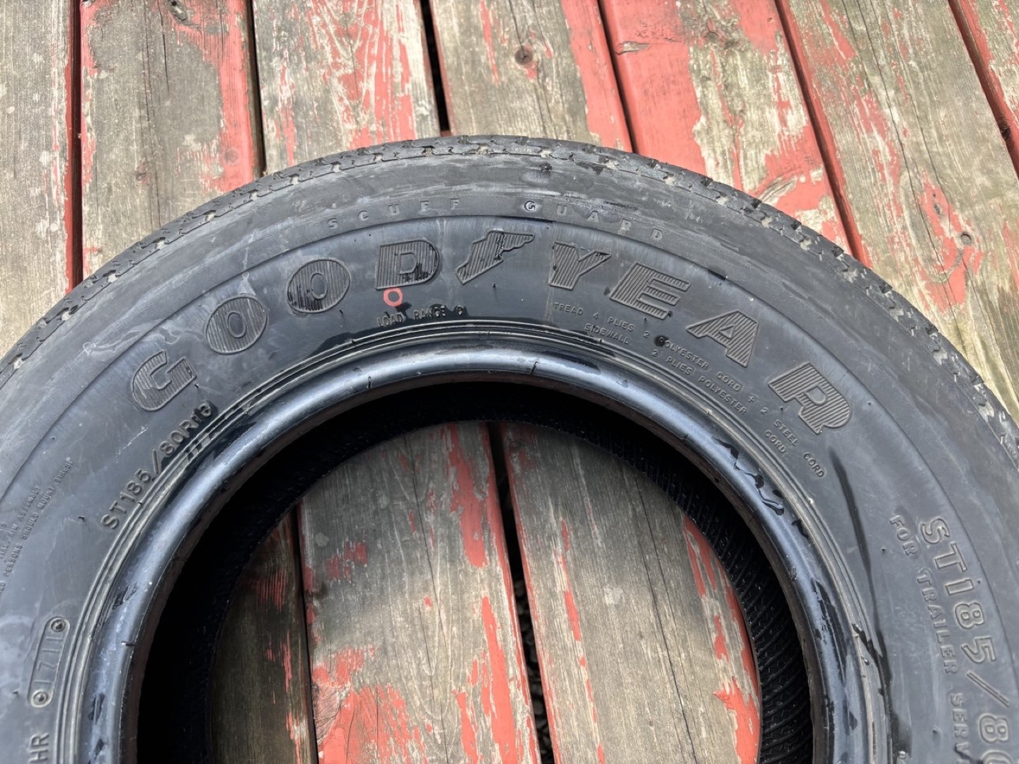 Goodyear ST185/80R13 Trailer Tire - photo 3