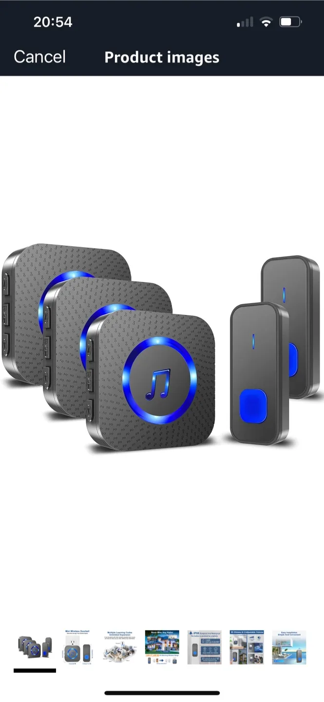 New 3 Wireless Doorbell Kit thumbnail