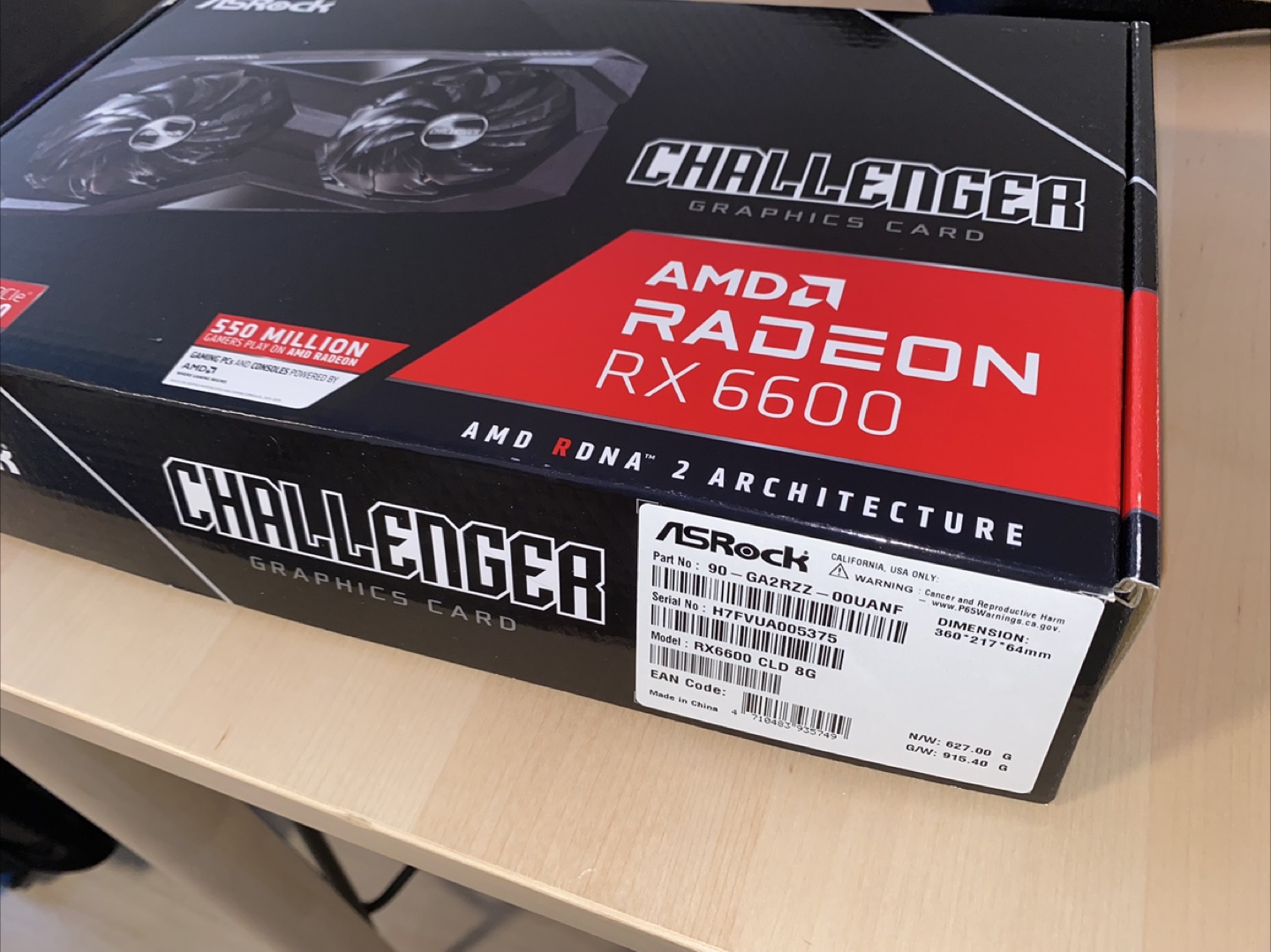 ASRock Challenger AMD Radeon RX 6600 8GB Graphics Card - photo 2