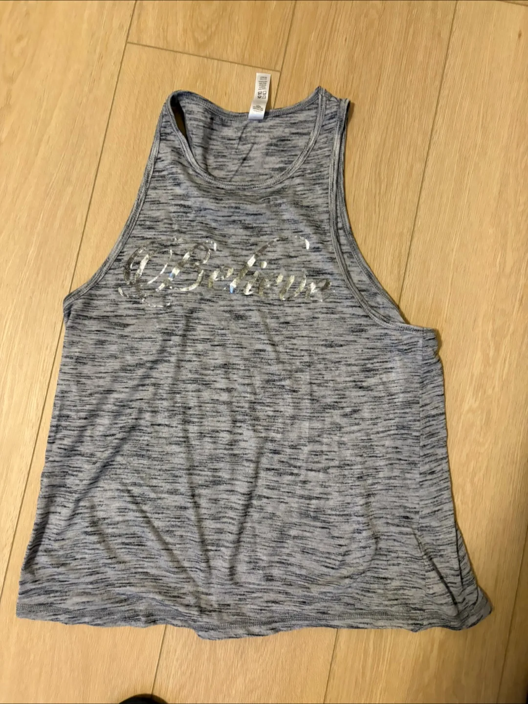 Kyodan athletic dance grey Tank Top Small 🇨🇦 thumbnail