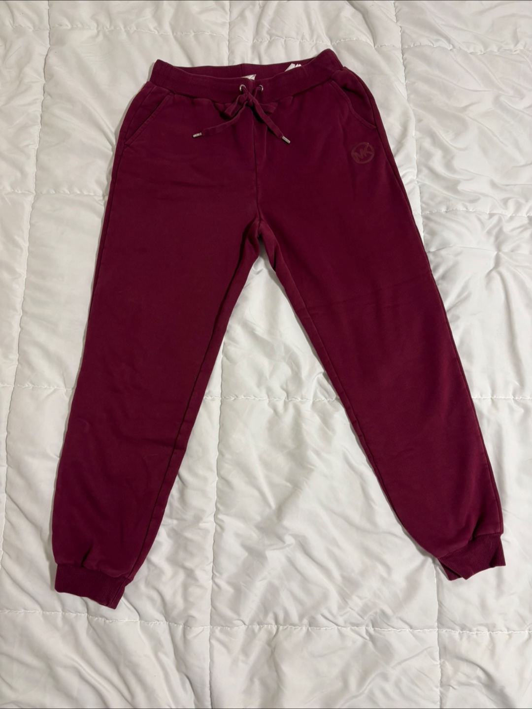 Michael Kors Burgundy Joggers