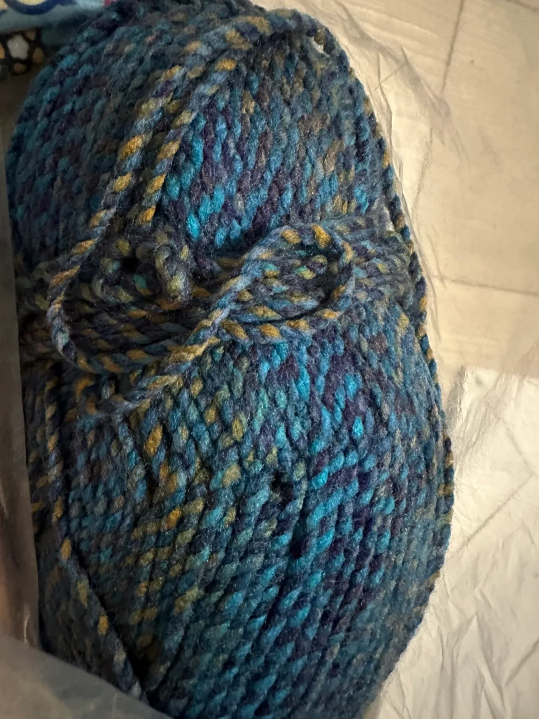 2 Blue Multi-Colour Yarn Bundle thumbnail