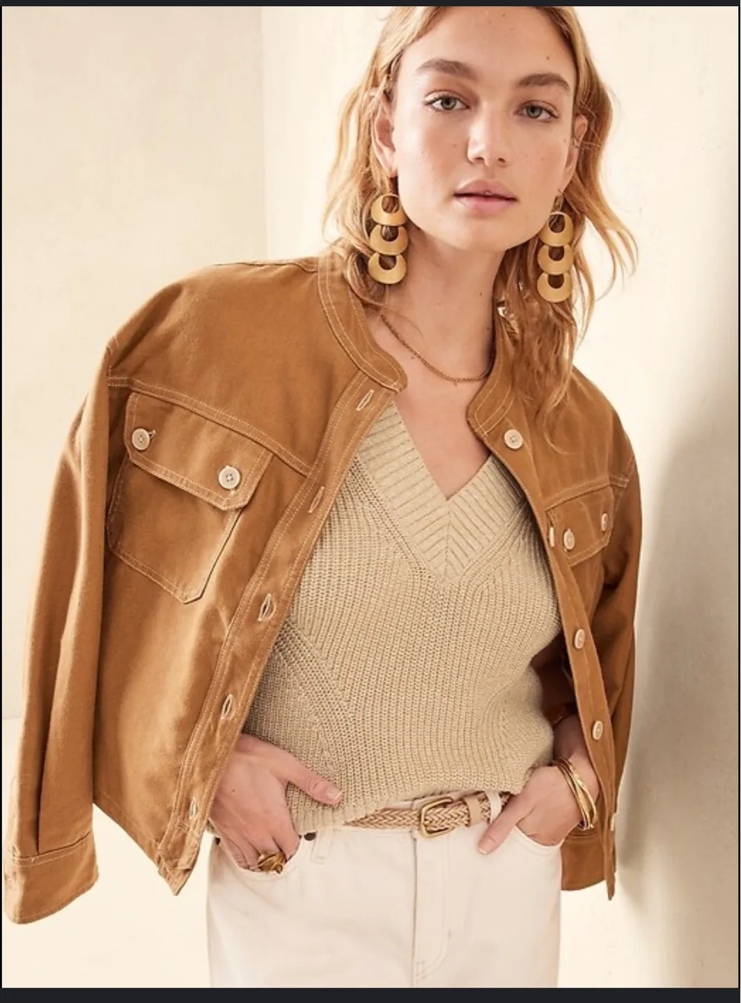 Banana Republic The Shirt Jacket XXS thumbnail