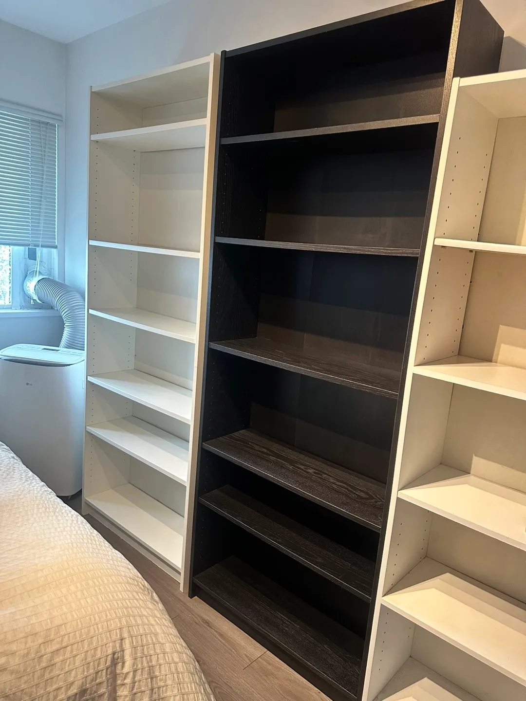 IKEA Billy Bookcase - Black/Brown thumbnail