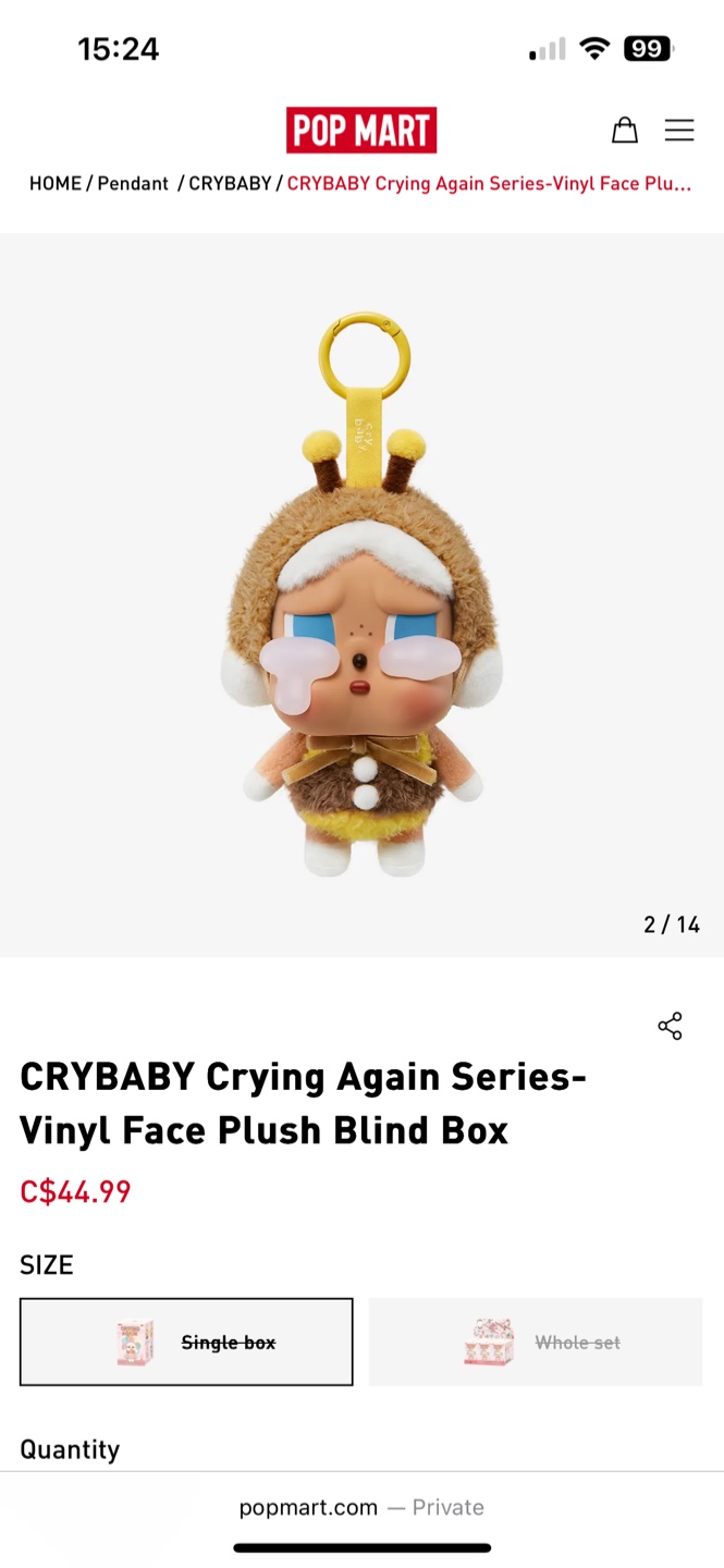 CRYBABY Crying Again - I’ll Send You A Flower (Bee) - photo 2