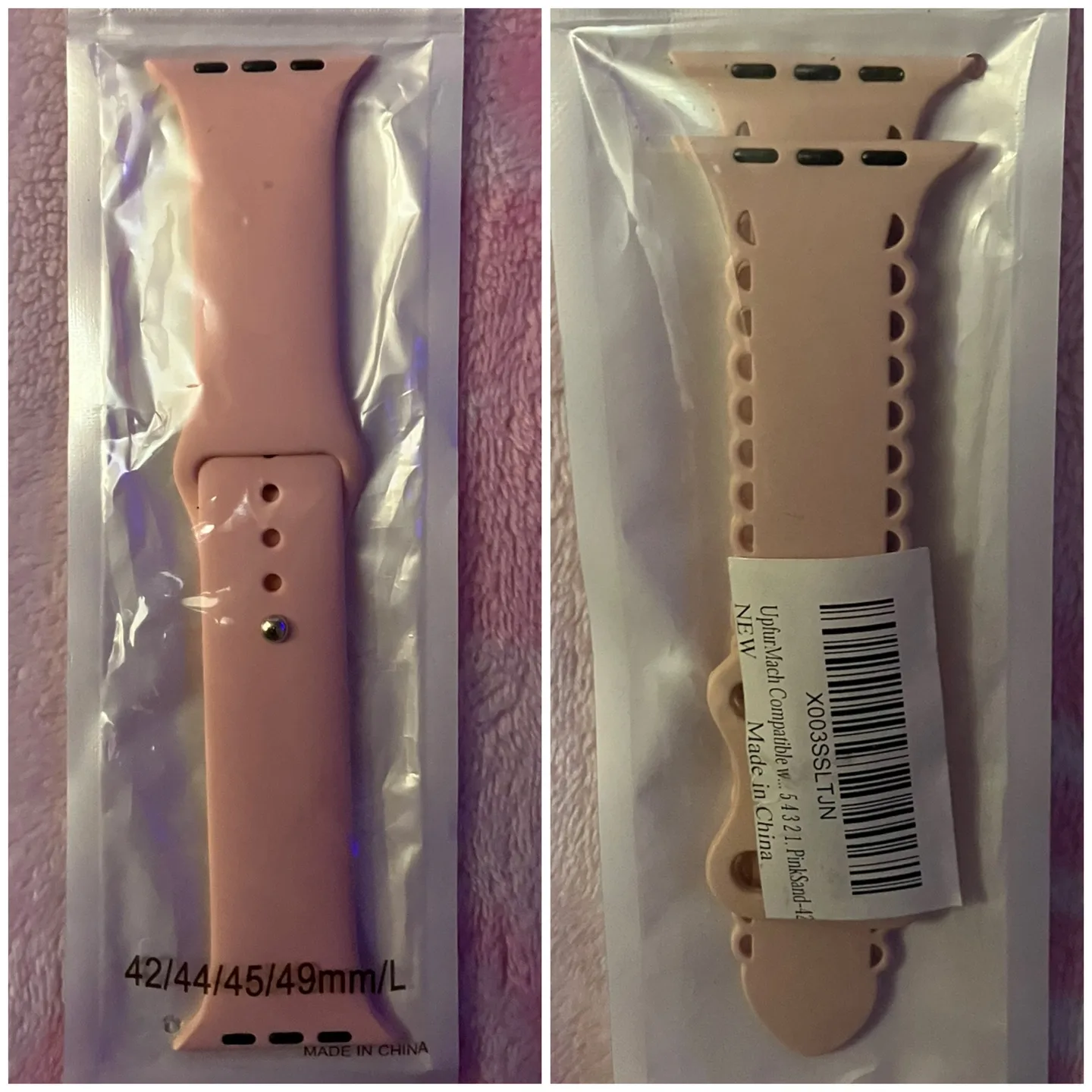 (Bundle Of 2) Pink Bands - Apple Watch thumbnail