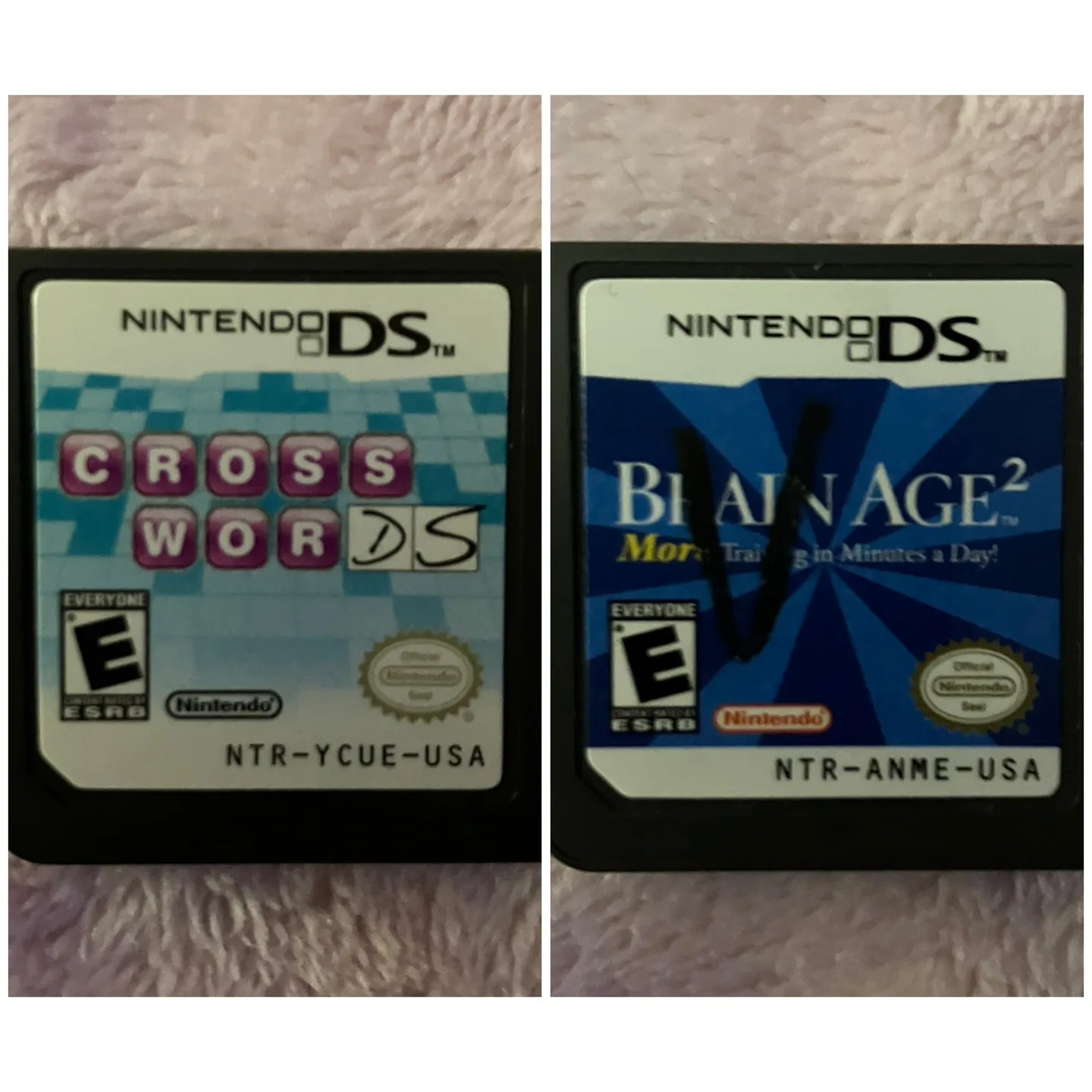 (Bundle Of 2) Crosswords & Brain Age 2 - Nintendo DS thumbnail