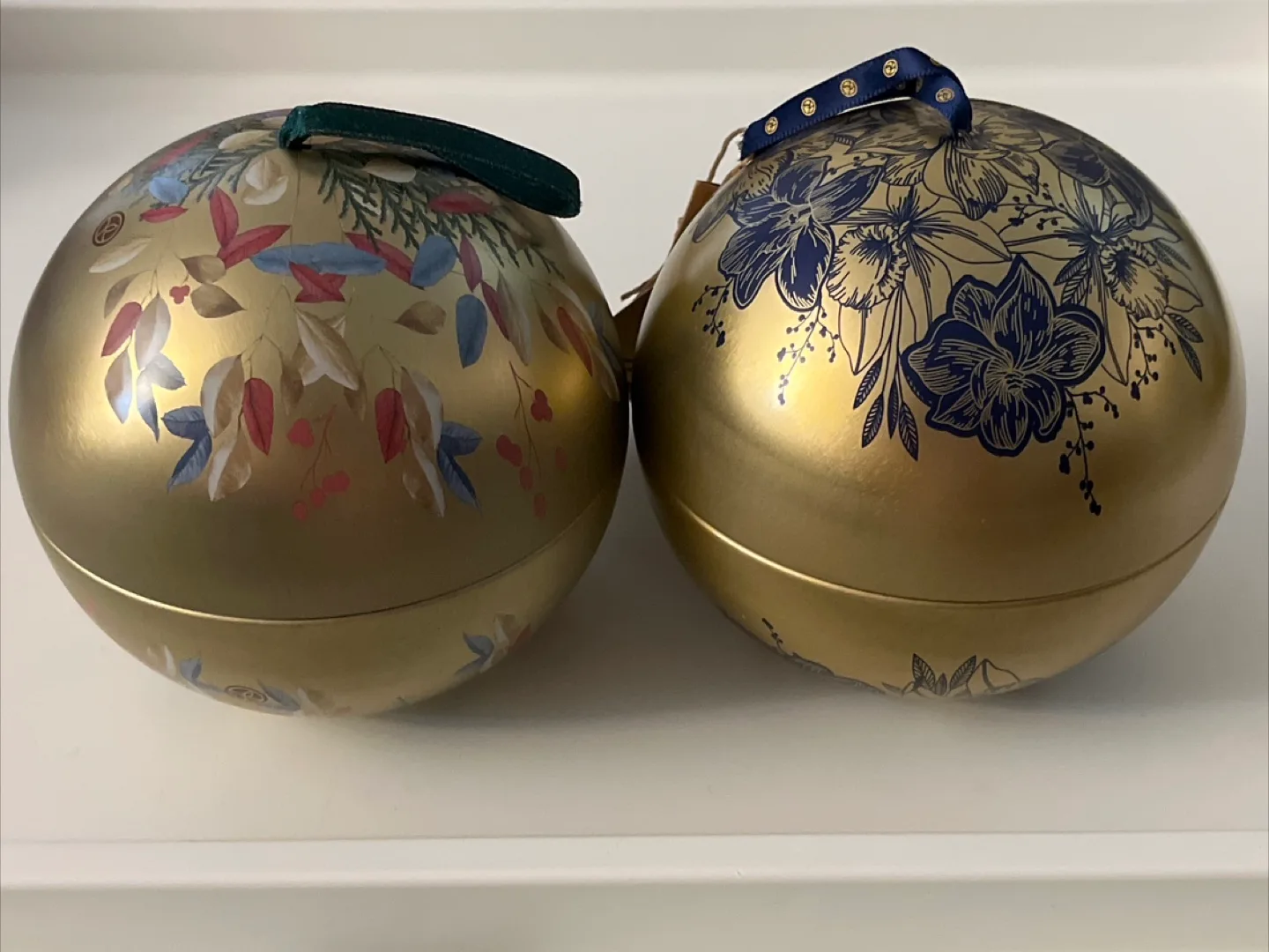 Holiday Decorative Gold Ornaments thumbnail