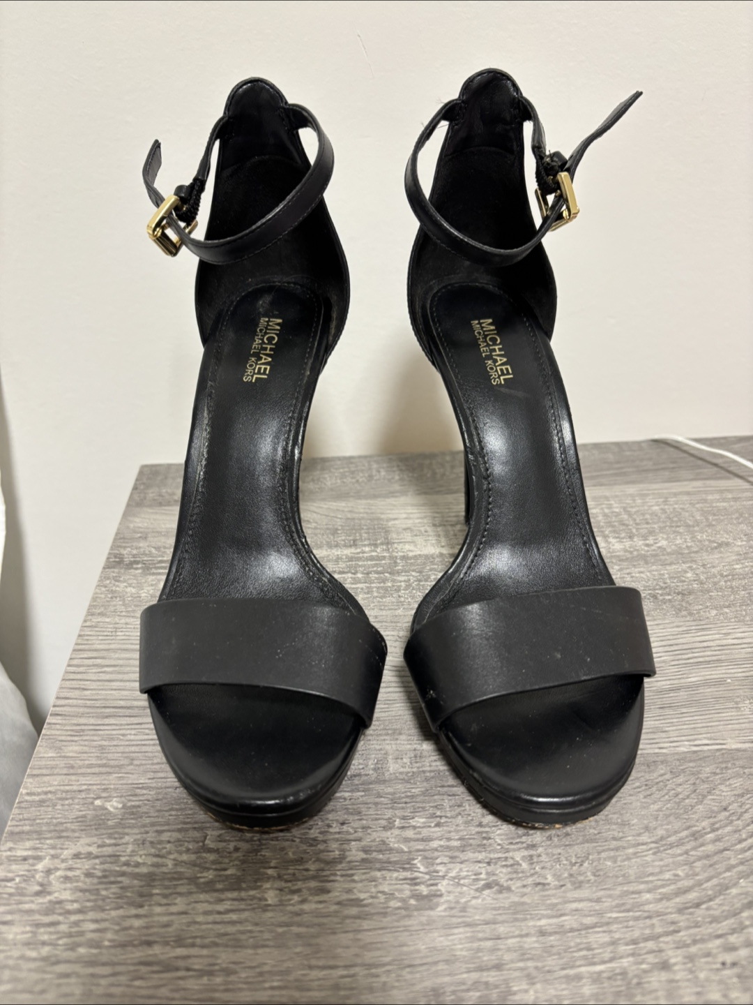 Michael Kors Black Heels, Size 7
