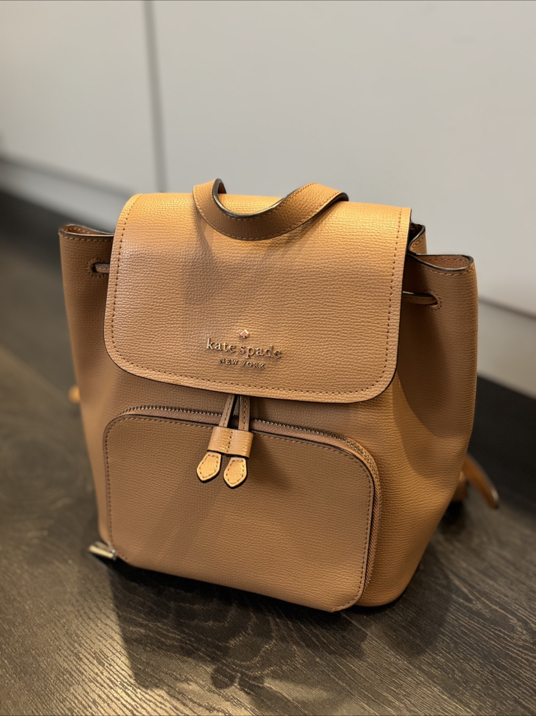 (Like New!) Kate Spade New York Backpack - Beige (Authentic)