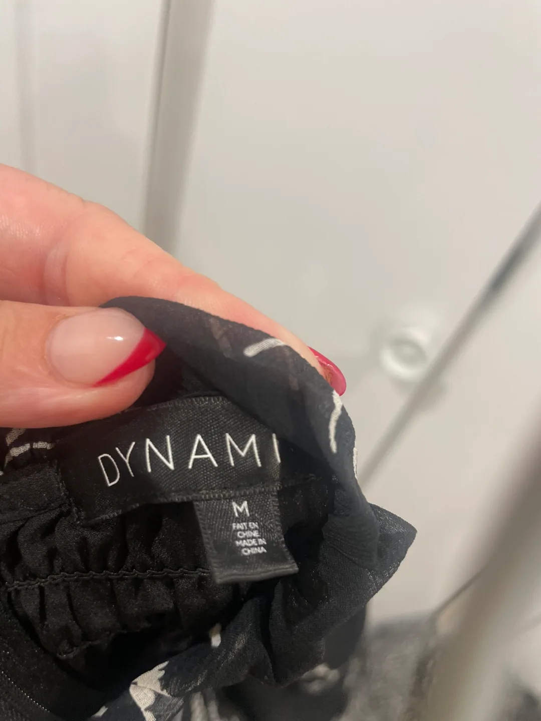 Dynamite Black Floral Dress thumbnail