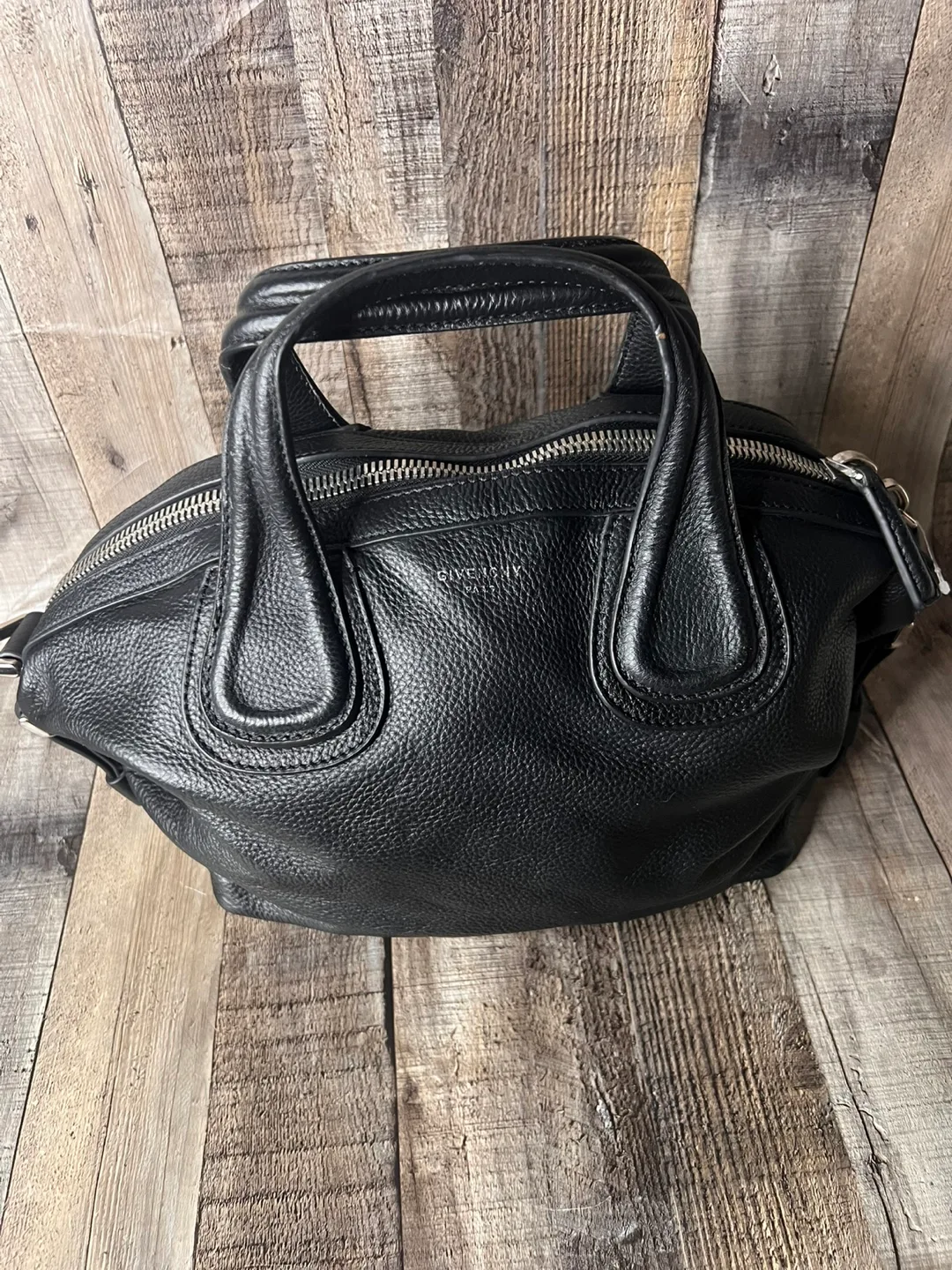 Givenchy Black Leather Handbag thumbnail