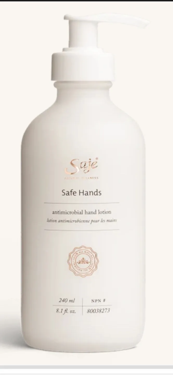 Saje Safe Hands Antimicrobial Hand Lotion thumbnail