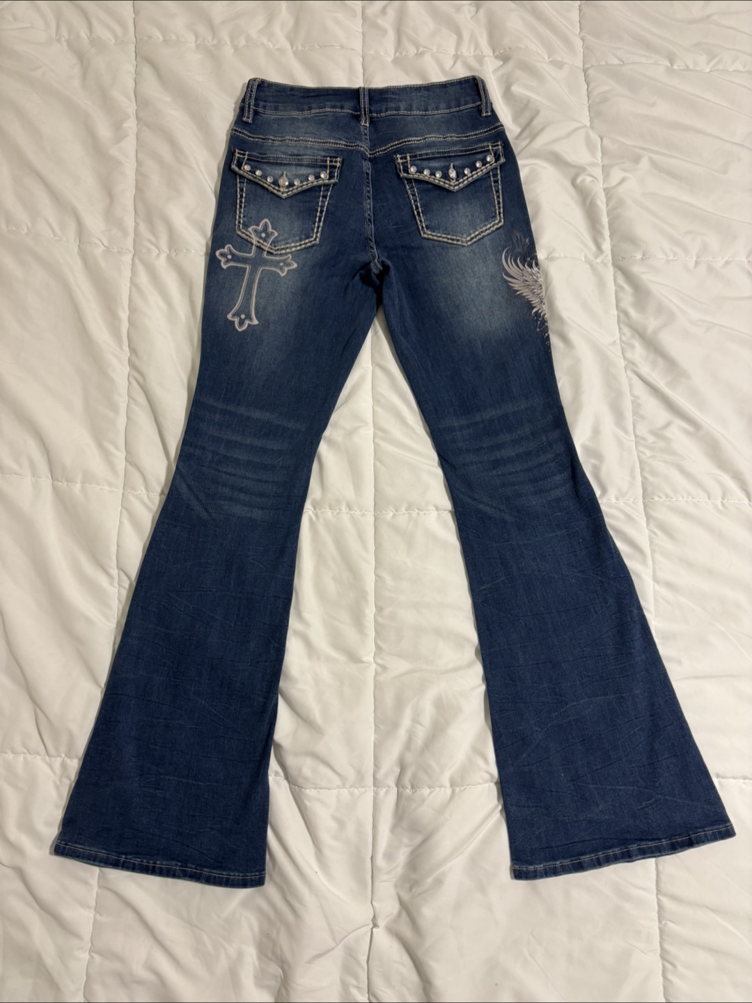 Hot Topic Embellished Flare Jeans - photo 2