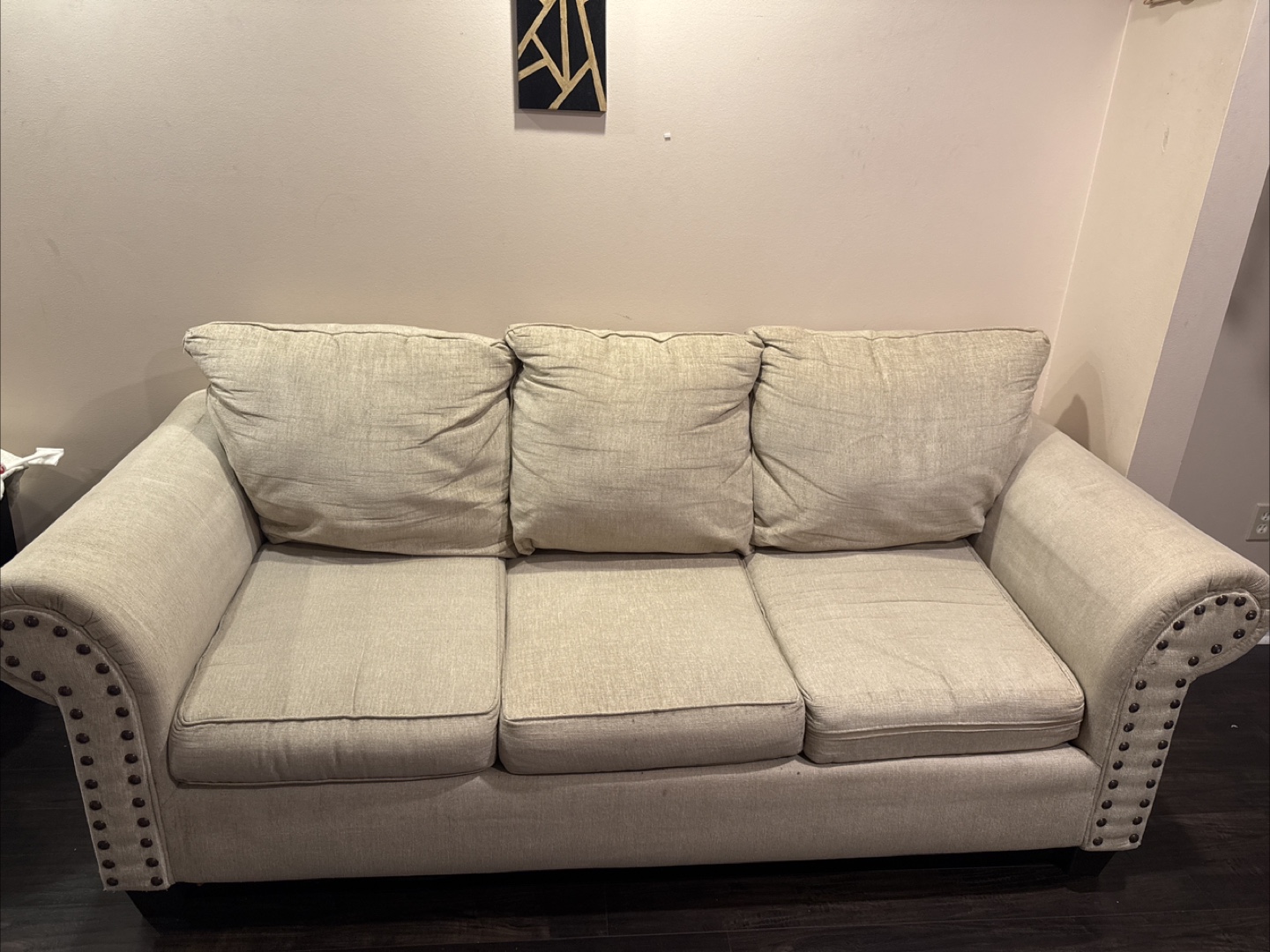 Grey 3-Seater Sofa - photo 4