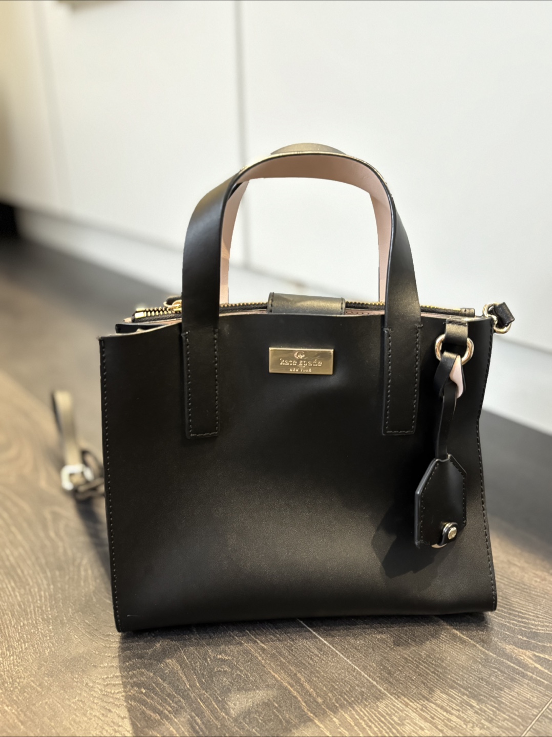Kate Spade Black Leather Tote Bag (Authentic)