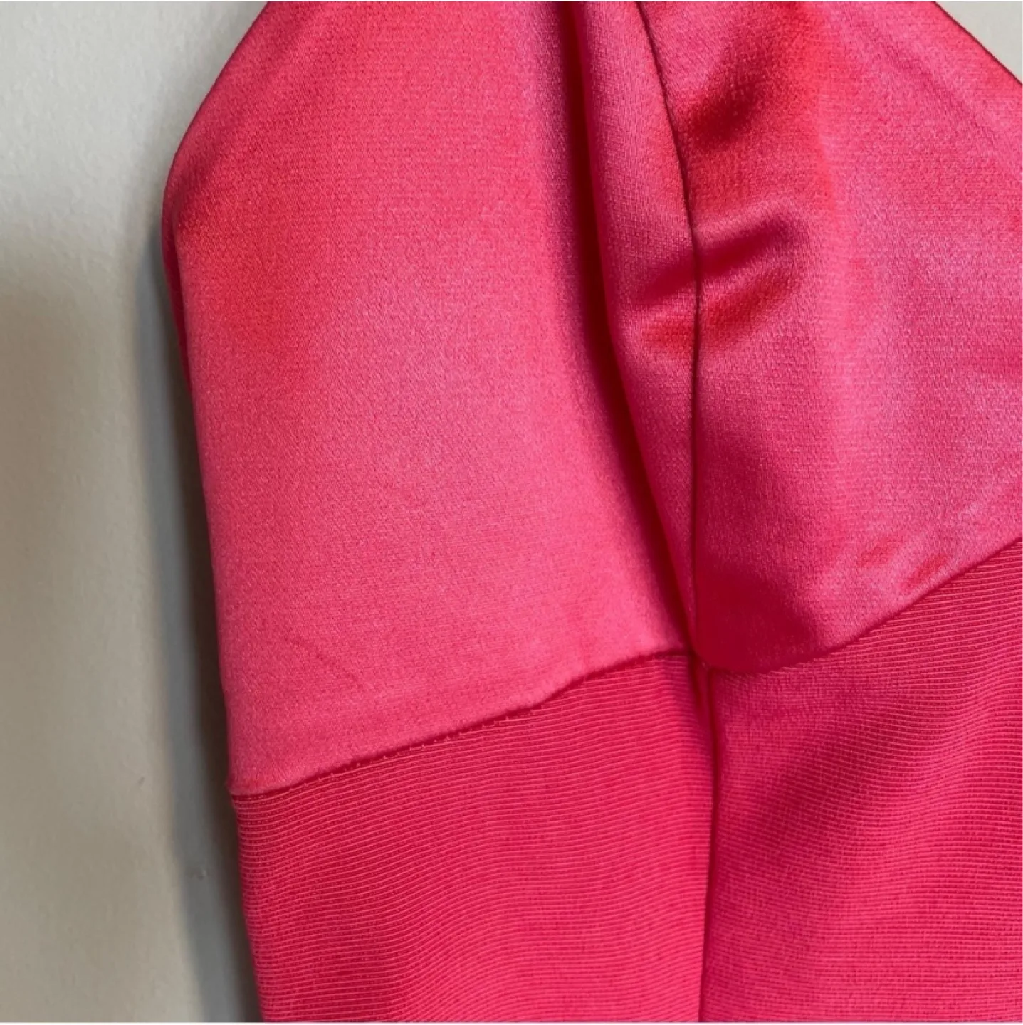 Maria Bianca Nero Pink Bodycon Midi Dress sz Small image indicator(6)