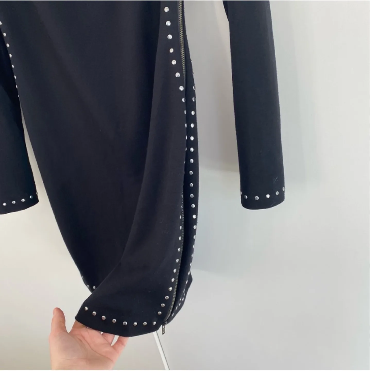 Guess Black Studded Mini Dress Size XS image indicator(3)