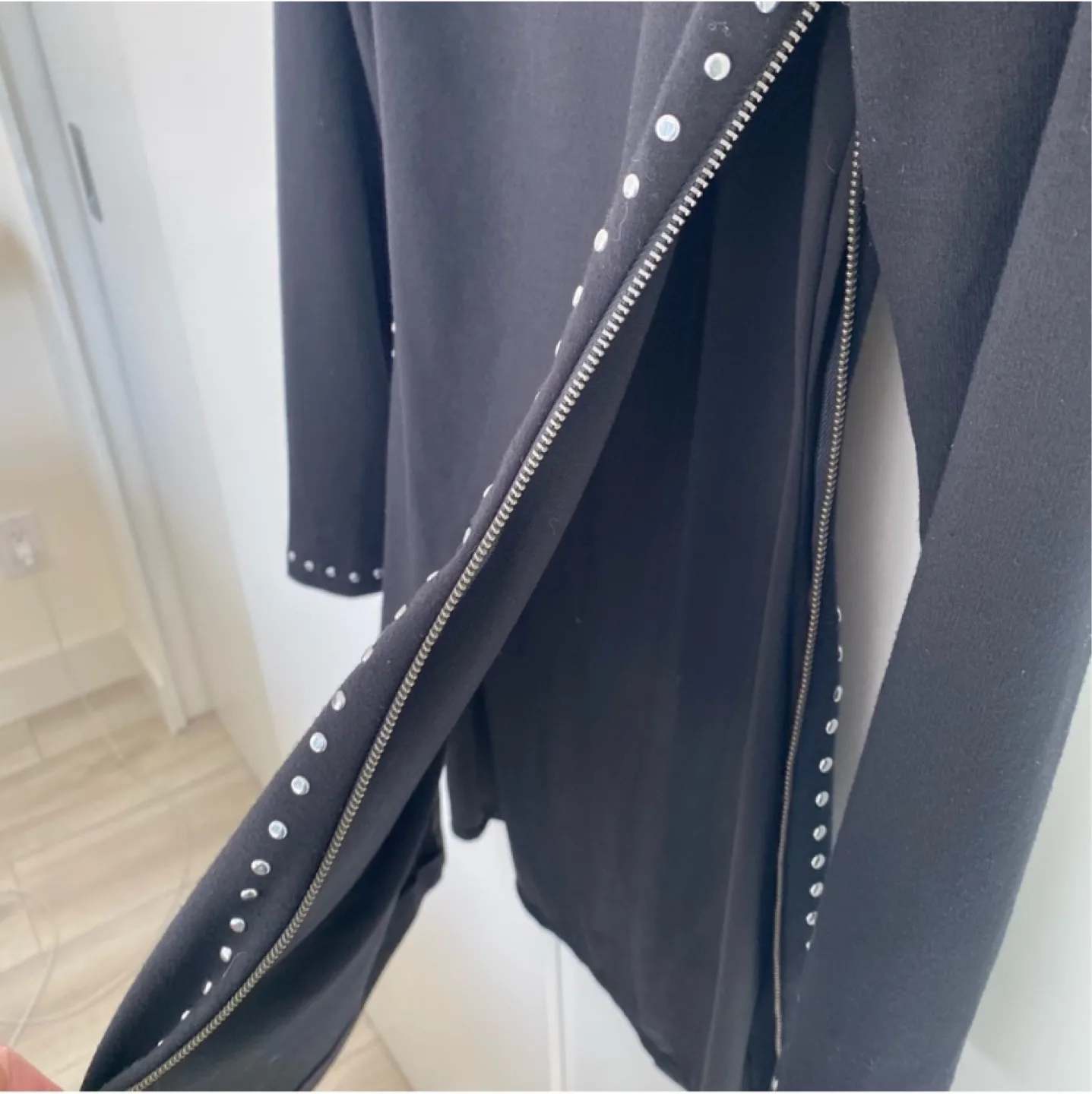 Guess Black Studded Mini Dress Size XS image indicator(5)