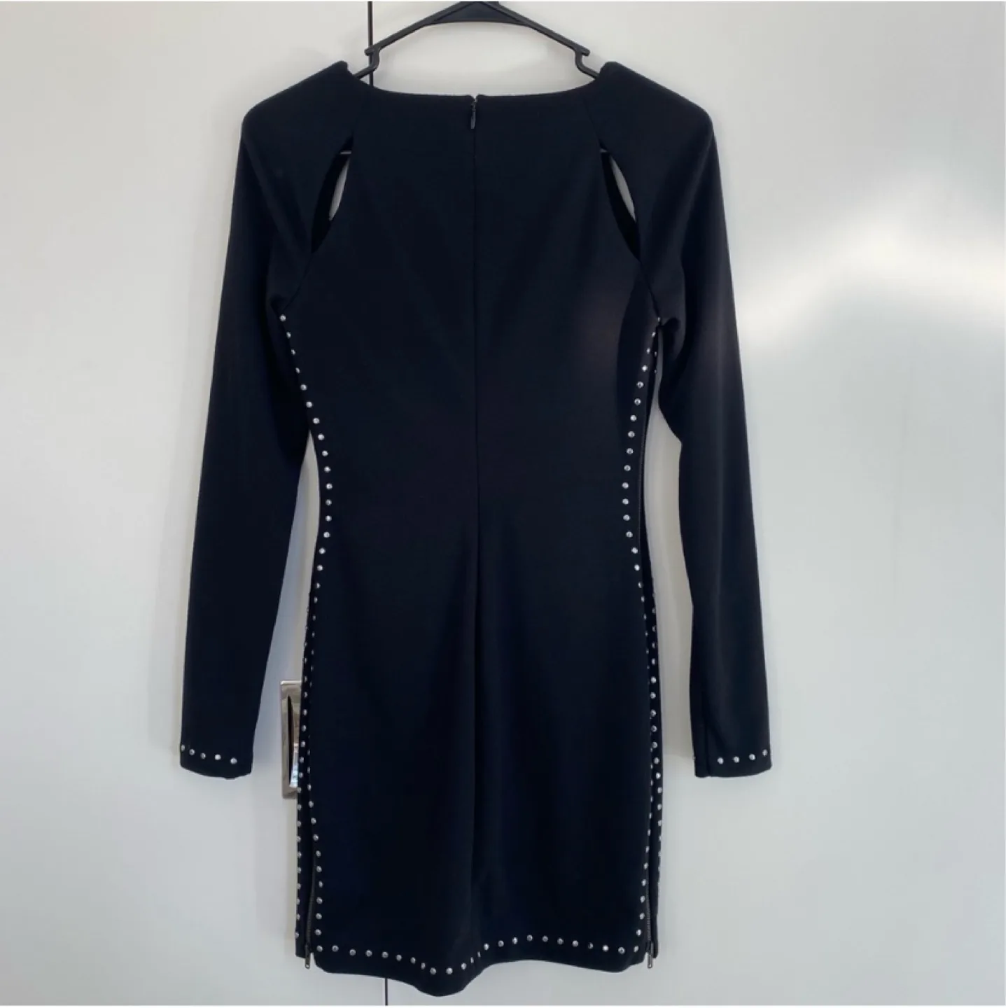 Guess Black Studded Mini Dress Size XS image indicator(6)