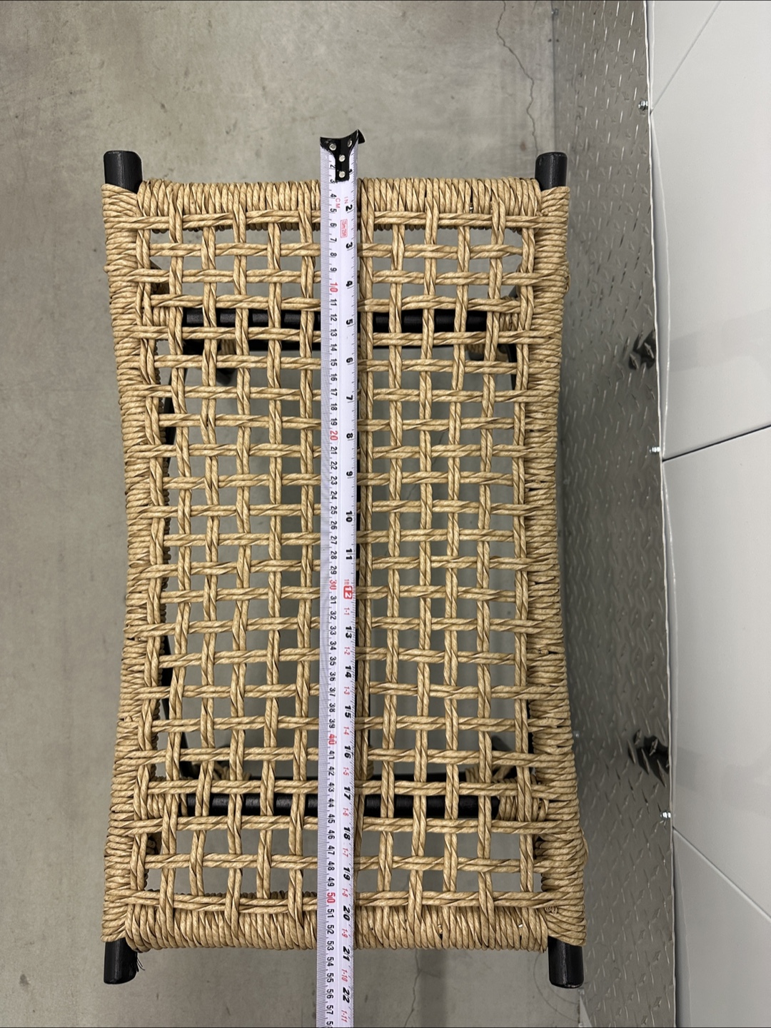 Set of 2 Woven Top Stools - photo 5