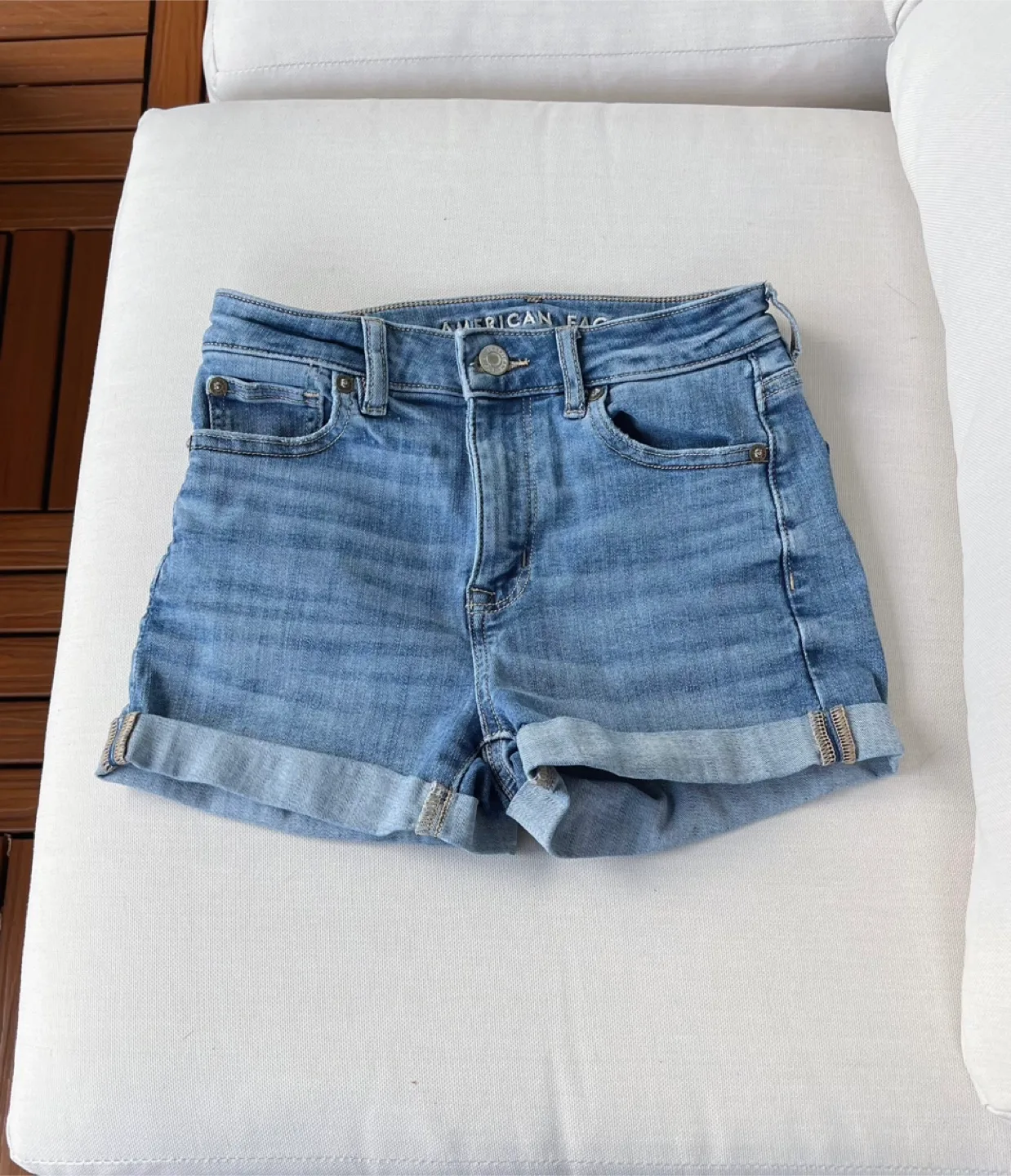 American Eagle Denim Shorts - Size 00 thumbnail