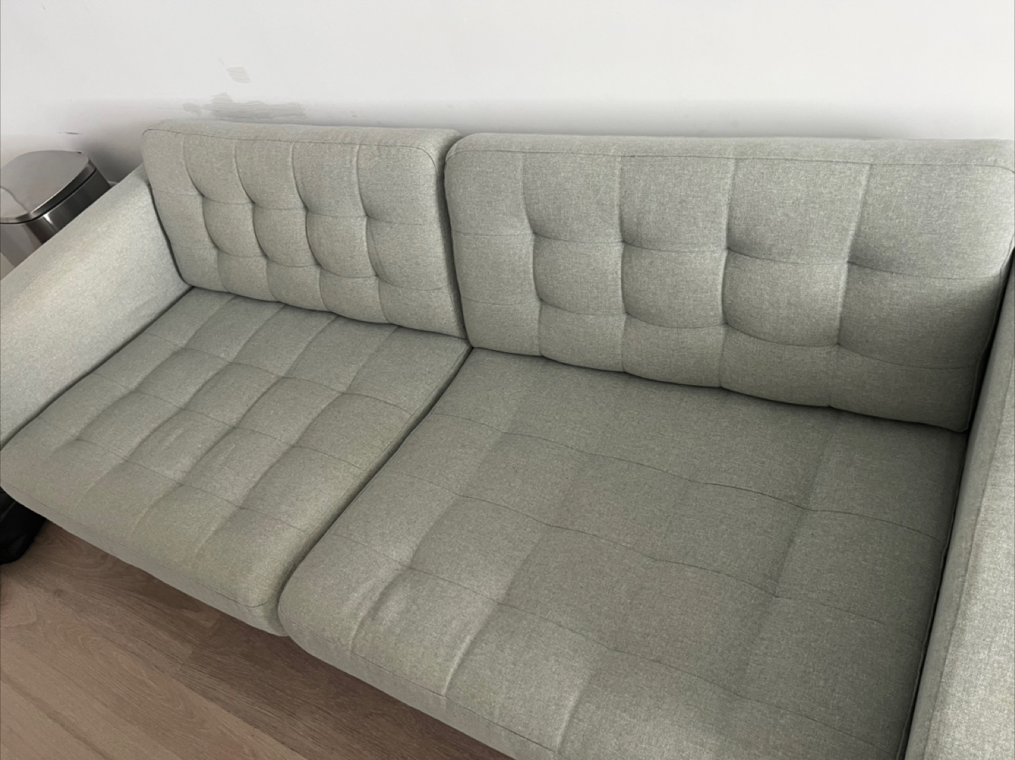 Like new IKEA green 3 seats Sofa - photo 3