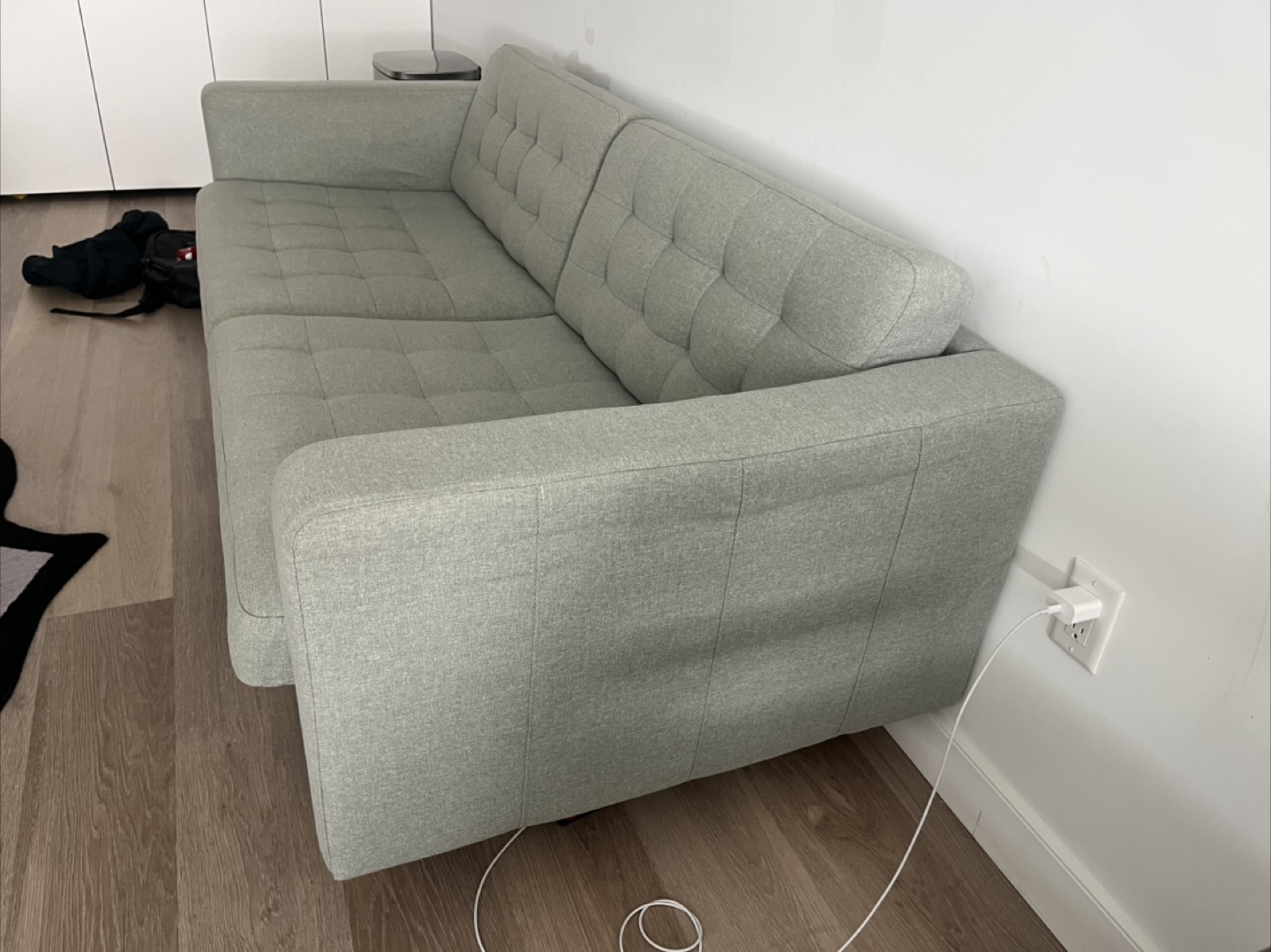 Like new IKEA green 3 seats Sofa - photo 2