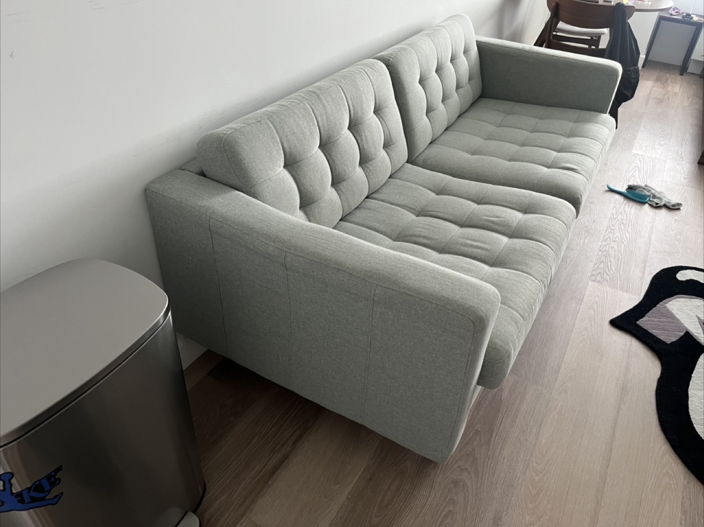 Like new IKEA green 3 seats Sofa - photo 4
