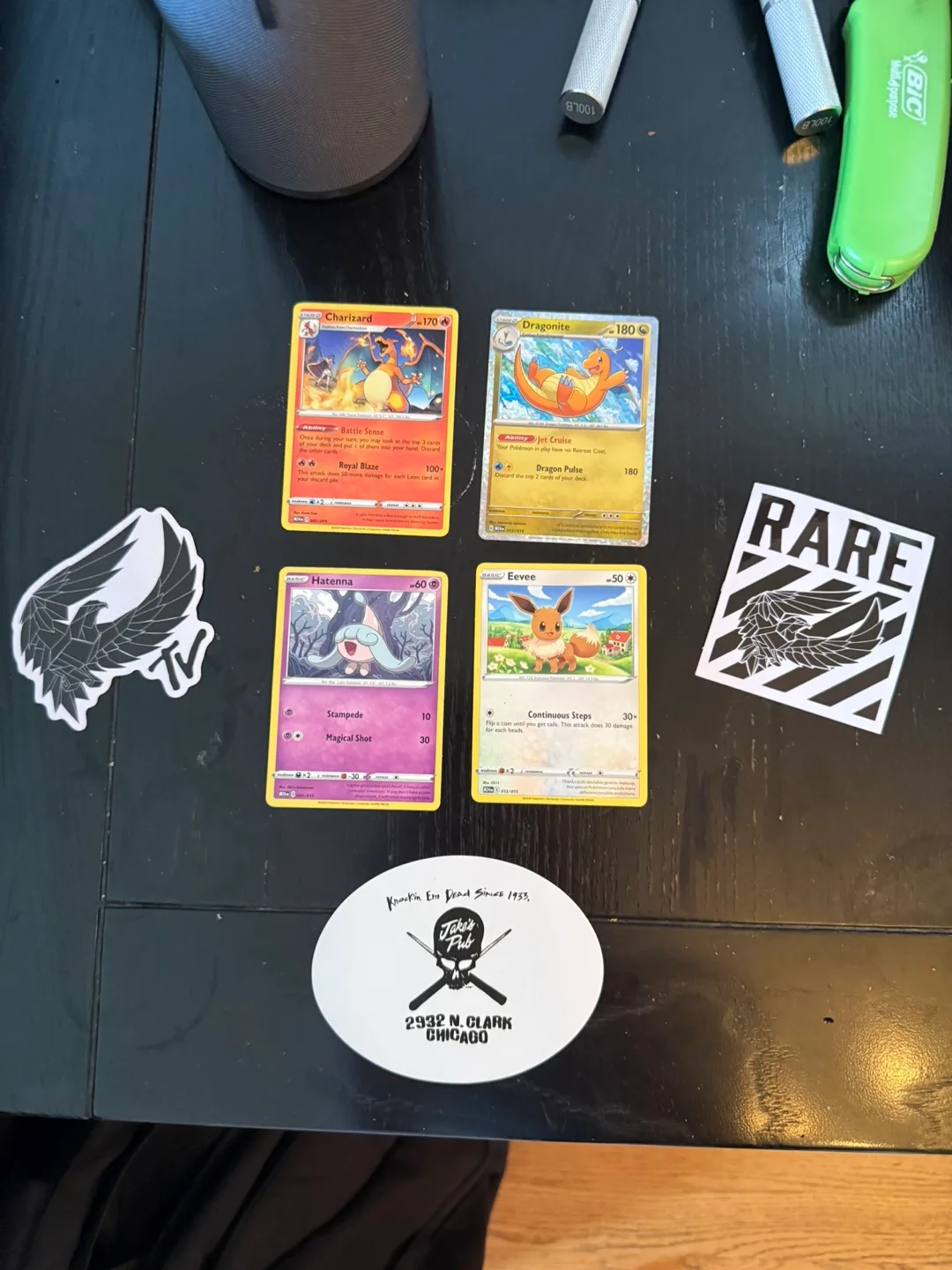 Charizard, Dragonite, Eevee, Hatenna & Random Stickers thumbnail