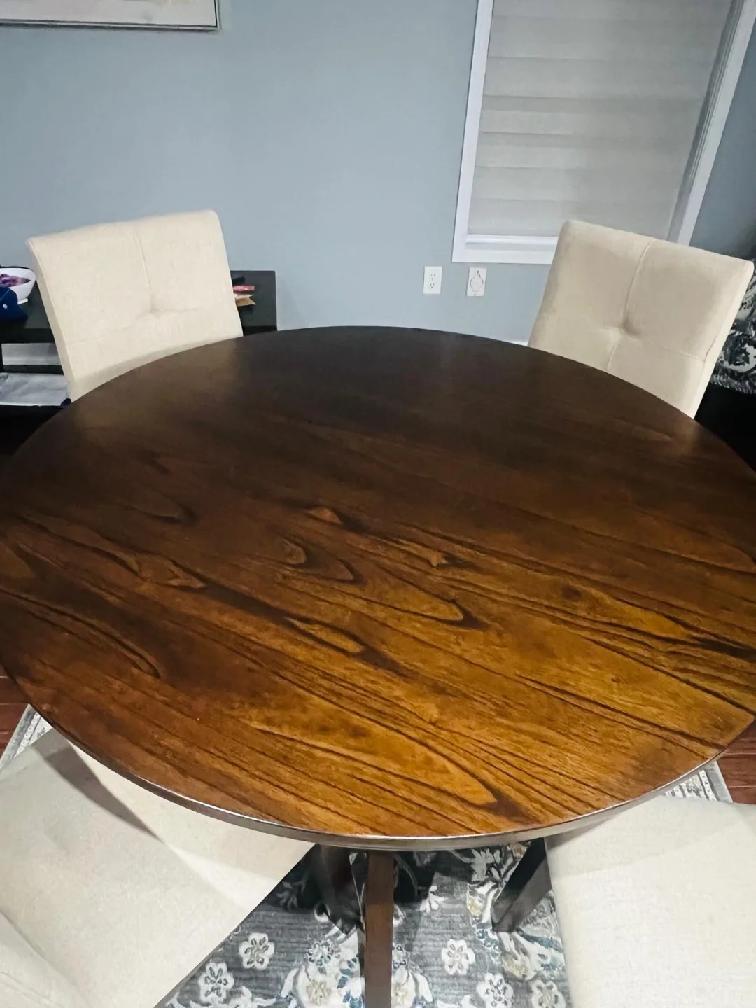 Round Dining Table with 4 Chairs thumbnail