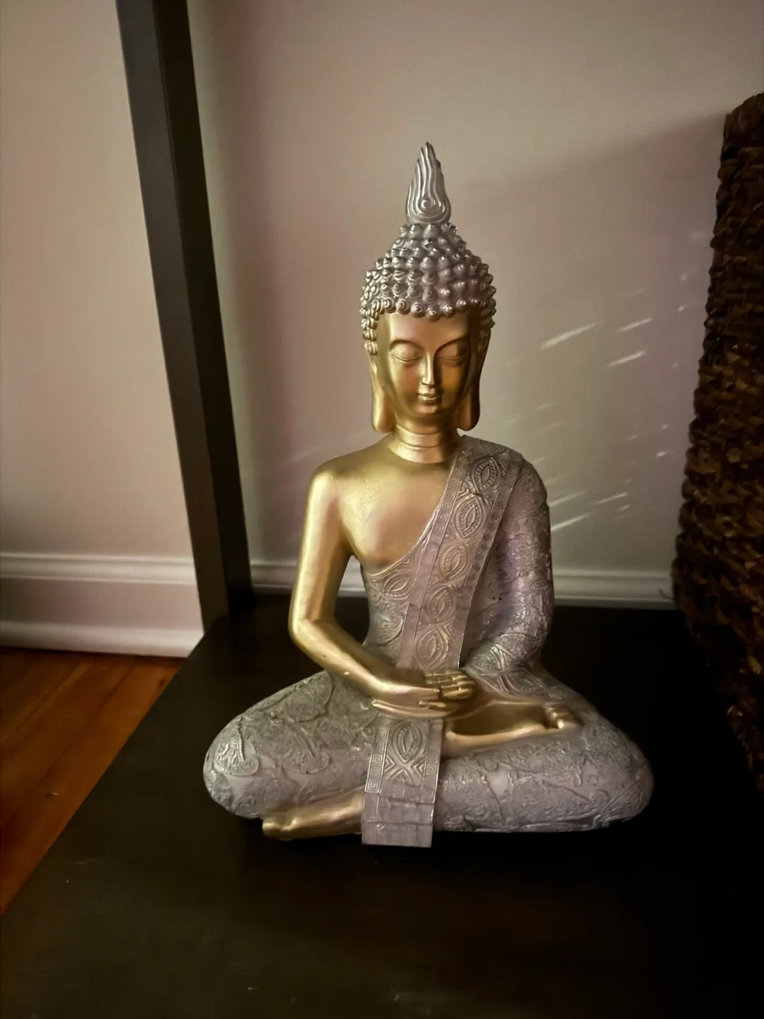 Buddha Statue - Gold and Silver thumbnail