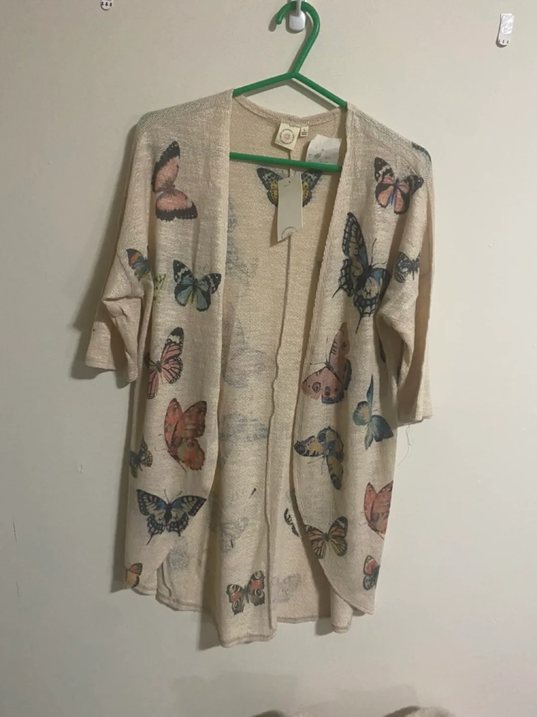 Butterfly Print Cardigan - Size S/M thumbnail