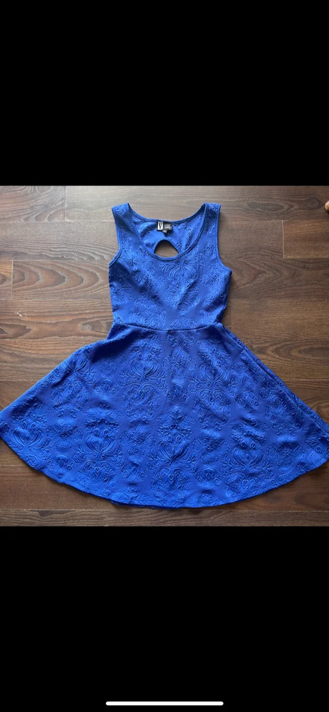 Vibe Sportswear Blue Dress - Size M thumbnail