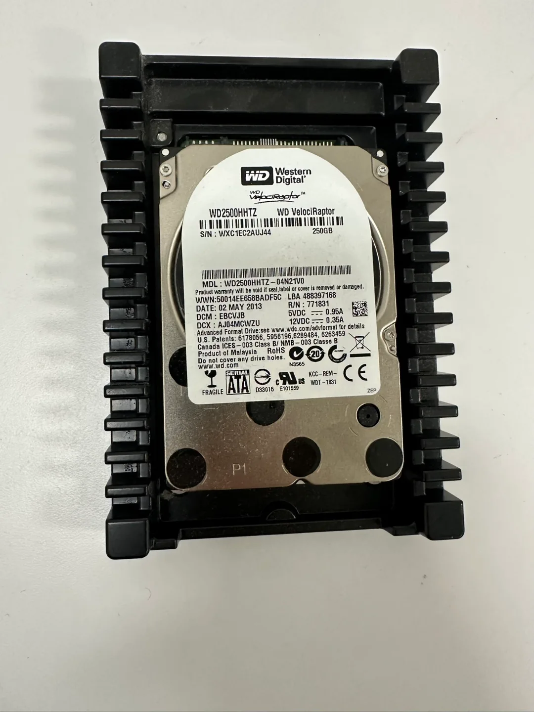 WD VelociRaptor 250GB HDD thumbnail